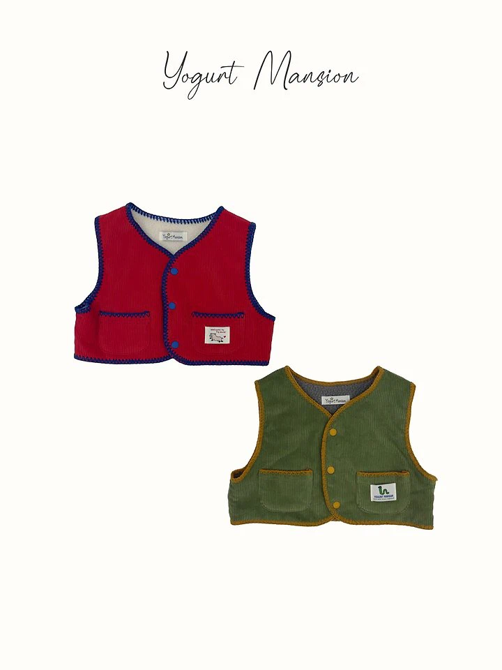 Mellow Reversible Vest by Yogurt Mansion for Child - view 1