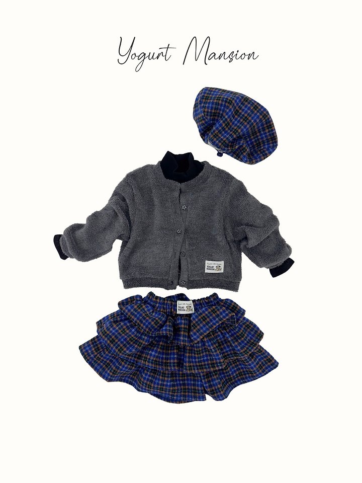 Check Pompom Hat by Yogurt Mansion for Child - view 12