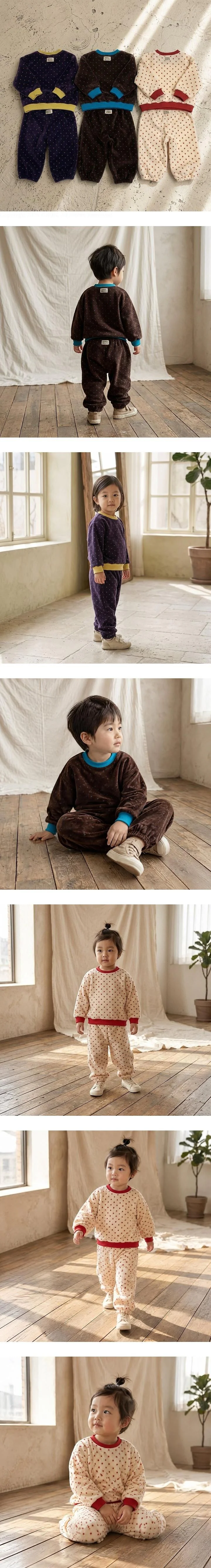 Dot Fleece Pants by Zizibe for Baby - view 1