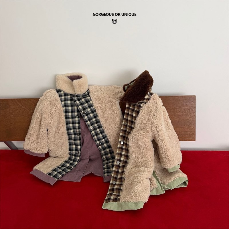 Stylish Easy Long Coat by Go;u for Child - view 11
