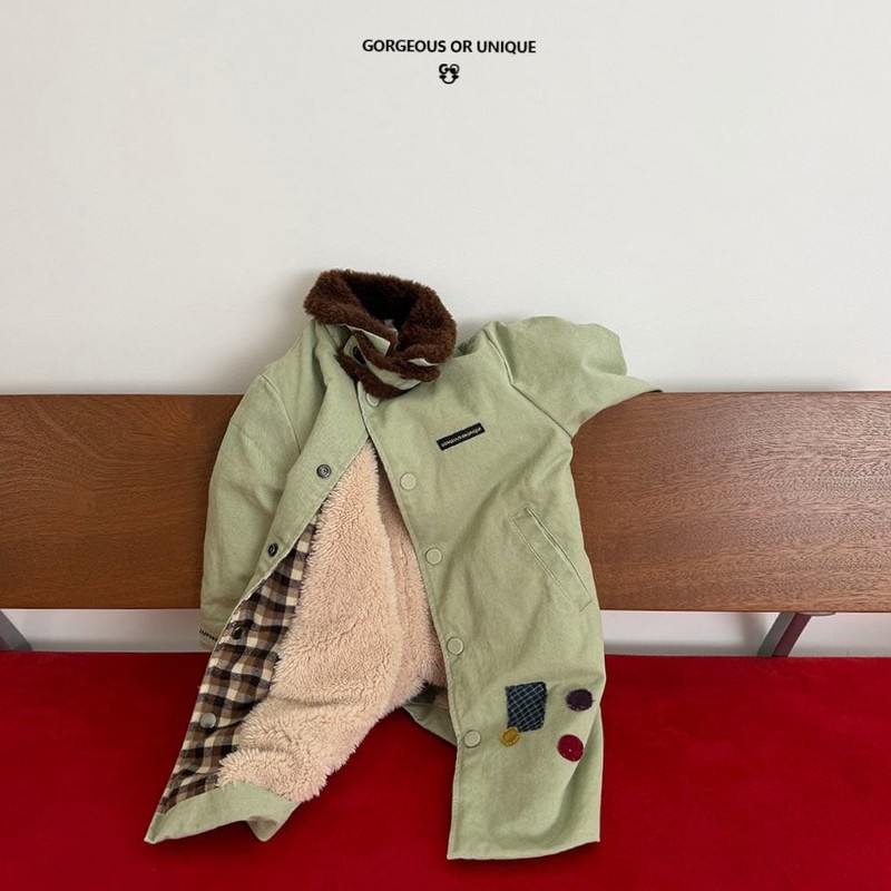 Stylish Easy Long Coat by Go;u for Child - view 3